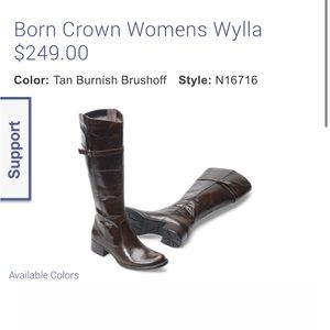 Born Crown Women’s Wylla Boots Size 8, gently worn